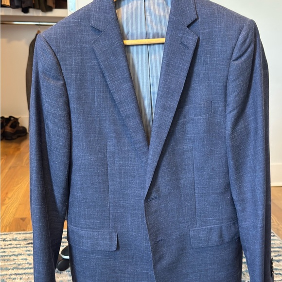 Banana Republic Navy Suit - Picture 1 of 8